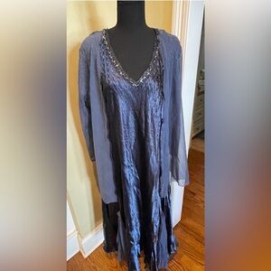 Komarov 2-PC Chiffon Dress/Jacket Set